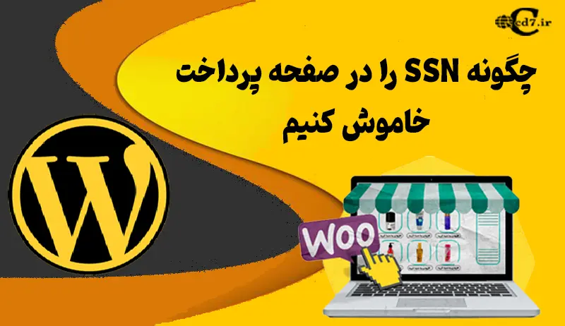 چگونه ssn را در صفحه پرداخت خاموش کنیم